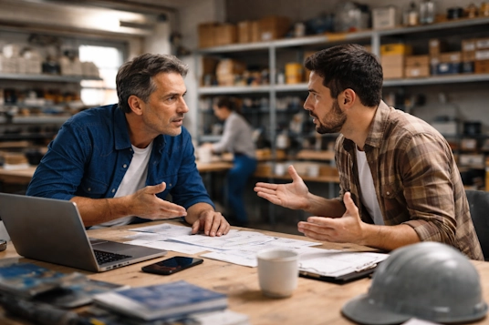 conflit entre salariés et dirigeants